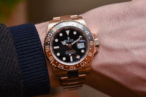 rolex gmt braun